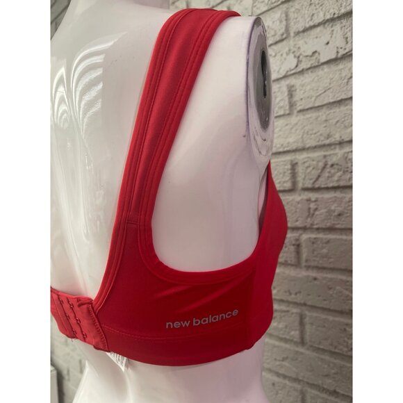 New Balance Women Red Sports Bra Size 32D - Picture 2 of 11